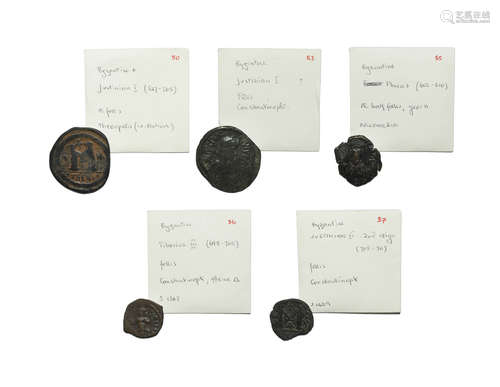 Justinian I to Justinian II - Bronze Issues [5]