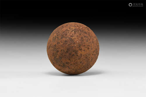 Civil War Iron Cannonball