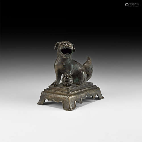 Chinese Qing Lion Statuette