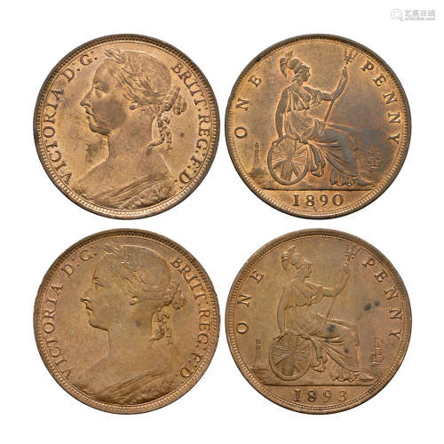 Victoria - 1890, 1893 - Pennies [2]