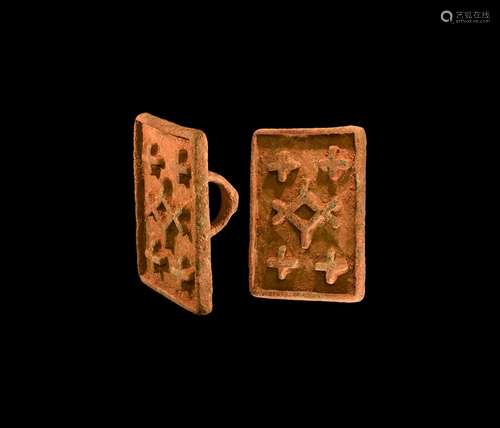 Byzantine Bread Stamp with Crosses