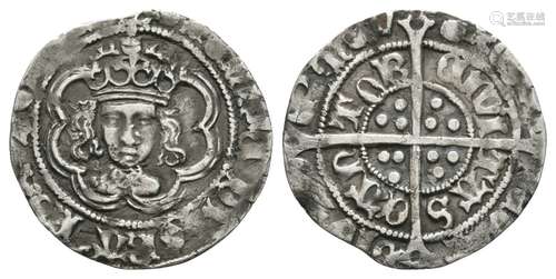 Henry VII - Canterbury / Morton - Facing Bust Halfgroat