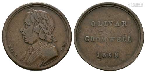Oliver Cromwell - Death Medalet