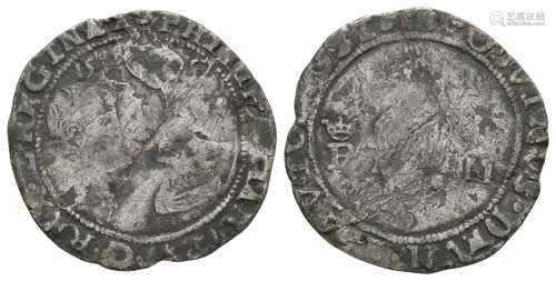 Ireland - Philip and Mary - 1557 - Groat