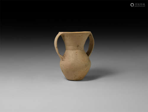 Chinese Neolithic Two-Handled Jar