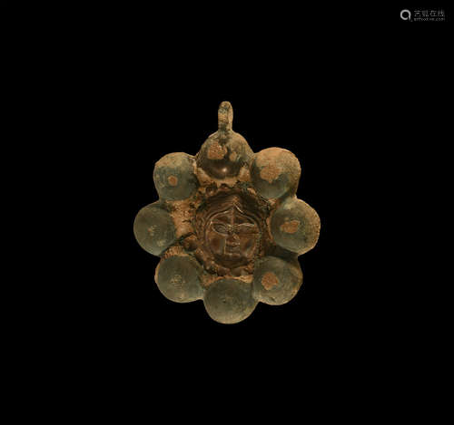 Parthian Face Pendant