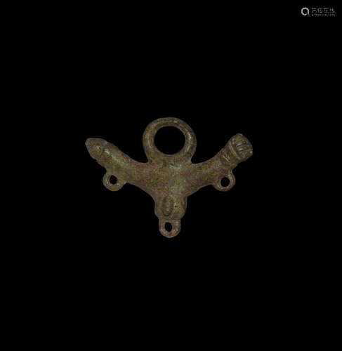 Roman Phallic Tintinnabulum Pendant