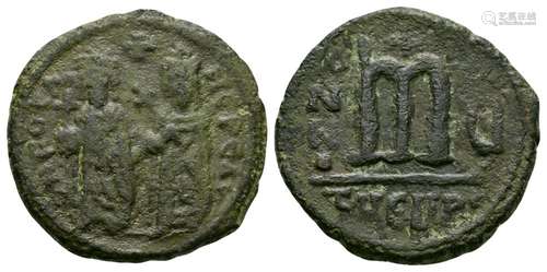 Phocas and Leontia - Large M Follis