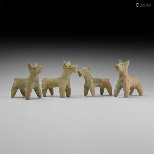 Western Asiatic Dog Statuette Collection