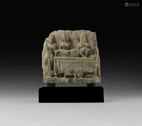 Gandharan Figural Frieze Section