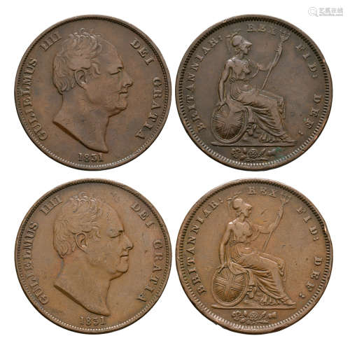 William IV - 1831 - Pennies [2]