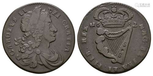 Ireland - Charles II - 1682 - Halfpenny