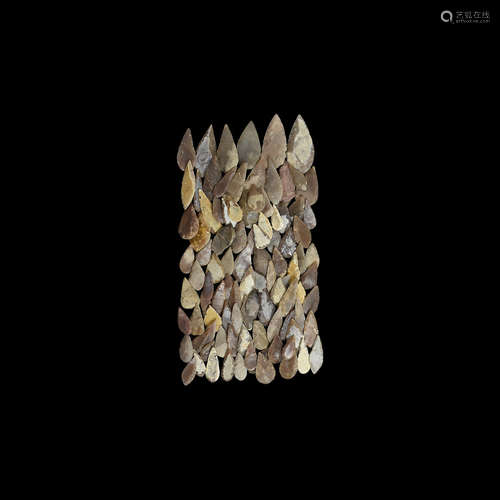 Neolithic Leaf-Shaped Arrowhead Collection