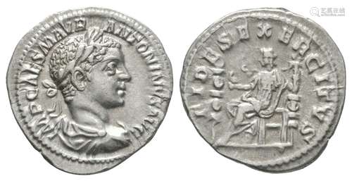 Elagabalus - Fides Militum Denarius