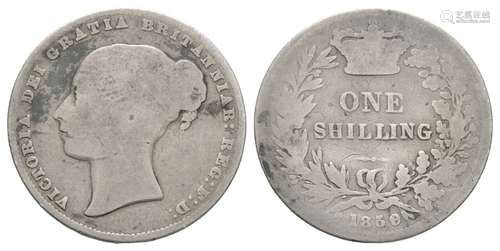 Victoria - 1859 over 58 - Shilling