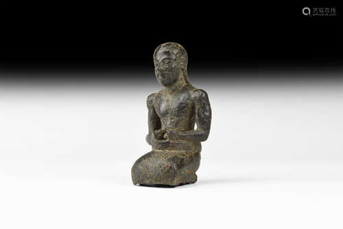 Western Asiatic Statuette of a Kneeling Priest