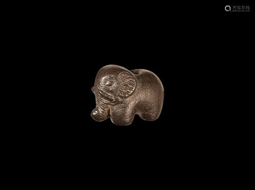 Western Asiatic Haematite Elephant Amulet