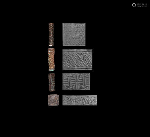 Western Asiatic Bronze Cylinder Seal Collection