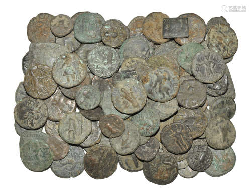India - Kushan Mixed Coppers Group [100]