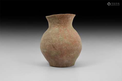 Bronze Age Vase with Flared Neck