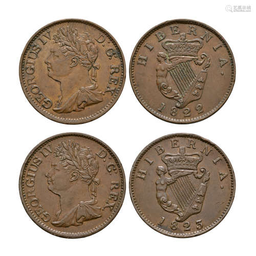 Ireland - George IV - 1822-1823 - Halfpennies [2]