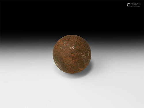 Civil War Iron Cannonball