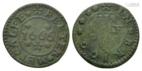 17th Century - Lincolnshire / Metcalfe - 1666 - Token