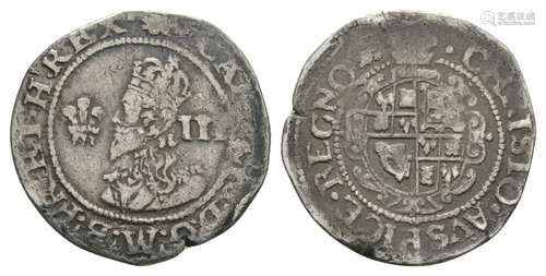 Charles I - Aberystwyth - Threepence