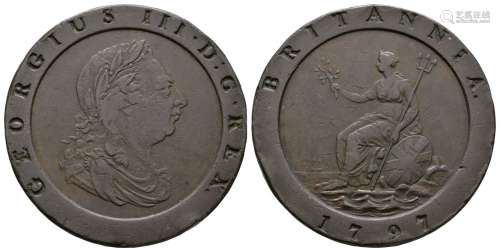 George III - 1797 - Cartwheel Twopence