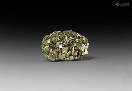 Natural History - Davidschacht Pyrite Mineral Specimen