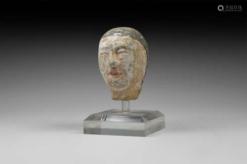 Chinese Han Terracotta Head