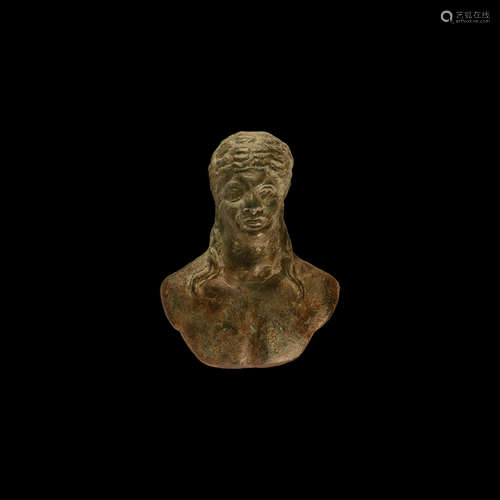 Roman Female Bust Mount