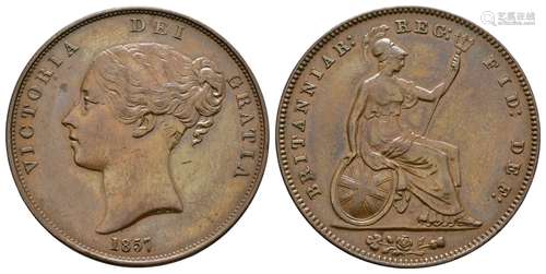 Victoria - 1857 PT - Penny