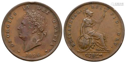 George IV - 1826 - Penny