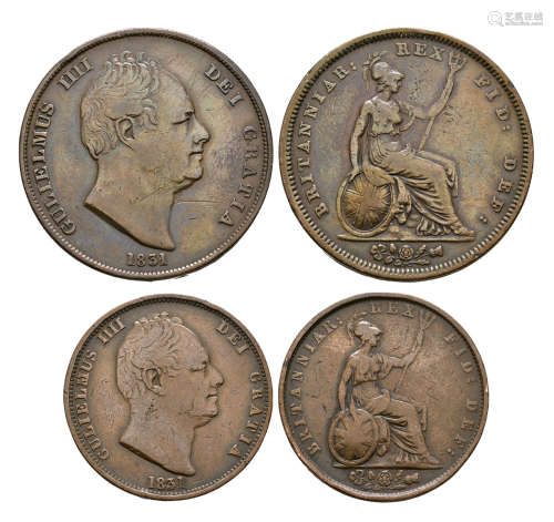 William IV - 1831 - Penny and Halfpenny [2]