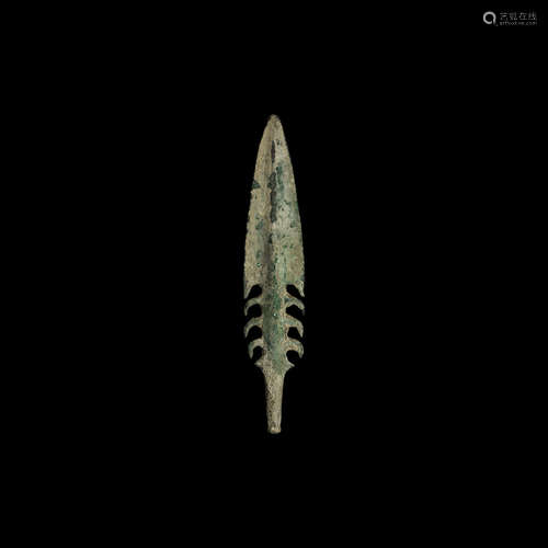 Indo-Gangetic Multi-Barbed Spearhead