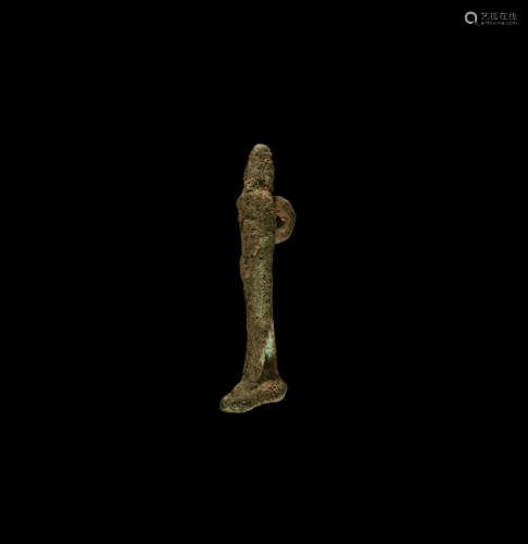 Egyptian Bronze Figural Pendant
