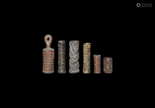 Western Asiatic Bronze Cylinder Seal Collection