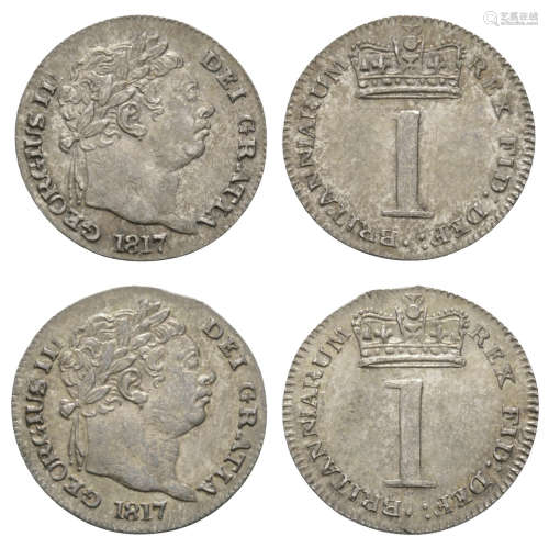 George III - 1817 - Maundy Pennies [2]