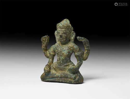 Tibetan Bodhisattva Statuette