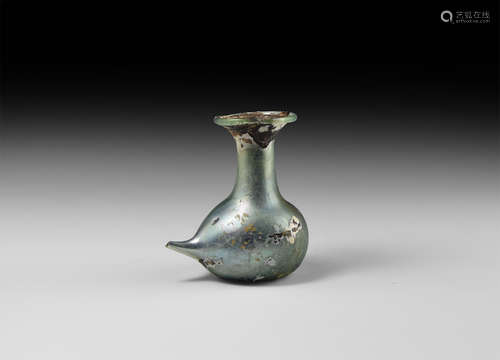 Roman Glass Spouted Feeding Bottle