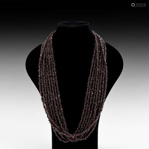 Natural History - Garnet Bead String Group