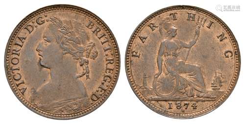 Victoria - 1874 H - Farthing