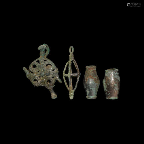 Western Asiatic Amlash Bead and Pendant Group