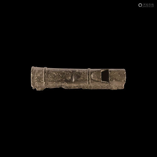 Byzantine Pewter Whistle