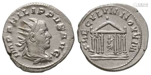 Philip I - Temple Antoninianus