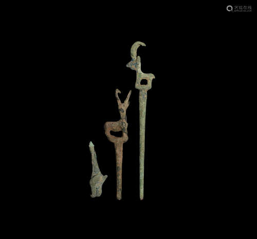 Western Asiatic Luristan Finial Collection