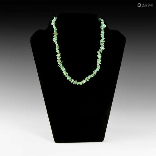 Western Asiatic Turquoise Bead Necklace