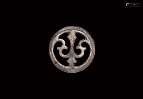 Roman Silver Openwork Brooch