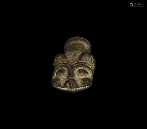 Western Asiatic Elamite Lion Head Finial